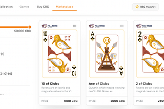 Buy and sell Full House NFT playing cards now!