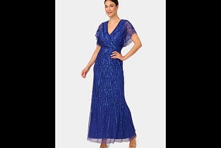 adrianna-papell-petite-size-short-dolman-sleeve-v-neck-beaded-mesh-gown-womens-8p-ultra-blue-1