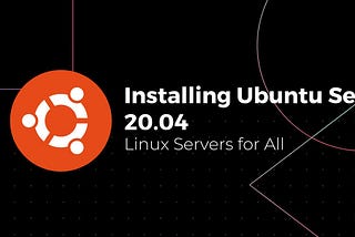 Installing Ubuntu Server 20.04