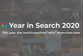 Year in Search 2020 | 今年，全世界對“為什麼”的搜索為歷史新高