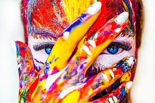 Rostro multicolor