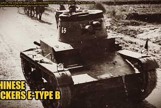 The influential light inter-war tanks of Vickers