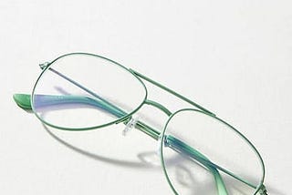 matte-wire-aviator-glasses-by-anthropologie-in-green-womens-size-1-50x-metal-1