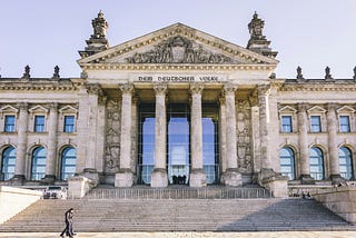 The Reichstag, the seat of German government — I visited last year and it’s a beautiful place.