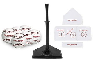 powernet-softball-t-ball-coaching-bundle-8-piece-tee-ball-set-6-soft-core-softballs-adjustable-tee-t-1