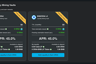 Notification of Moving Liquidity Mining Vault due to PancakeSwap migration to V2