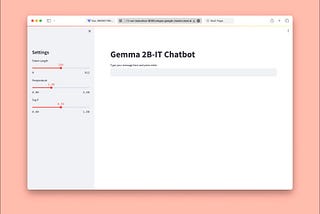 [VESSL AI] Streamlit 과 VESSL Run을 사용하여 Gemma 2b-it 대화형 챗봇 만들기