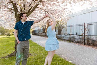 Alex & Sarah: Engagement Shoot During Cherry Blossom Season