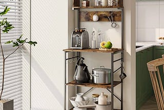bestier-23-62-in-rustic-brown-bakers-rack-with-microwave-compatibility-1