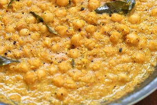 Curry Leaf Pepper Chick Pea Recipe