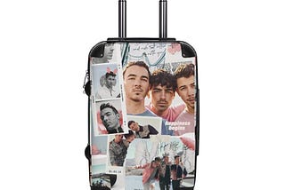 Jonas Brothers Happiness Begins Collage Suitcase — Fandom Flair
