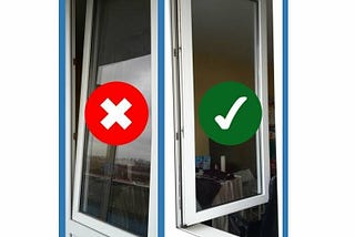 We save heating. Window detection mode.