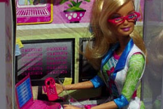 And then she whipped out “Barbie — the Software Engineer”