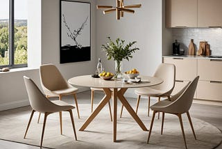 Beige-Round-Kitchen-Dining-Tables-1