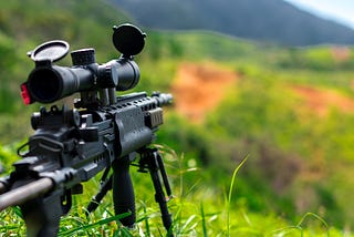 Sniper or machine gun?