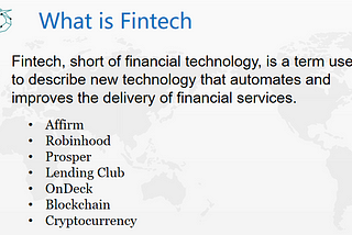新兴技术Fintech是什么？是如何应用技术的？