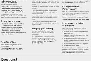 Part II: Making the Voter Registration Card (VRC) More Accessible and Inclusive for All California…