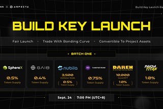 Meet Projects in Build Key Batch One