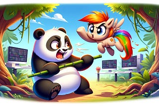Data Science & Exploratory Data Analysis: the Panda versus the Pony!