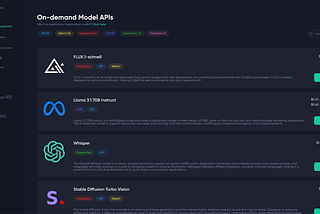 On-demand Model APIs — Serverless AI development powered by Theta EdgeCloud
