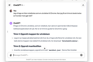 Skap din egen Chrome-utvidelse med gratisversjonene av ChatGPT og Replit
