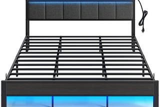 rolanstar-bed-frame-king-size-with-charging-station-and-led-lights-upholstered-headboard-with-storag-1
