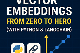 Vector Embeddings: From Zero to Hero (with Python & LangChain)