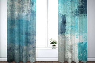 Turquoise Blackout Grommet Curtains: Stylish and Durable for Any Room | Image