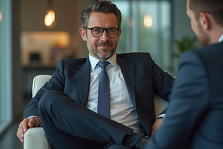 A hiring manager listening to a job candidate
