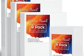 shuttle-art-painting-canvas-panel-36-multi-pack-5x7-8x10-9x12-11x14-inch-9-pcs-of-each-100-cotton-ar-1