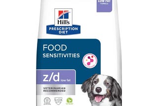 Hill's Hydrolized Low Fat Soy Dog Food: z/d Recipe for Optimal Health, 8 lbs | Image