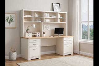 White-Desk-With-Hutch-1