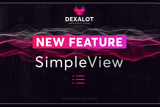 Dexalot SimpleView