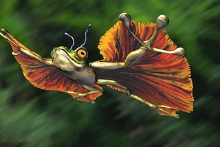 The tragedy of the flying frog