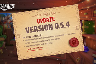 Update 0.5.4 Changelog