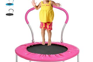 lyromix-36inch-kids-trampoline-for-toddlers-with-handle-indoor-mini-trampoline-for-kids-small-reboun-1
