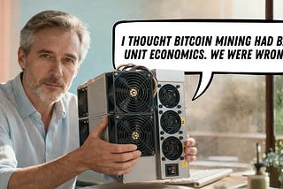 I Thought Bitcoin Mining Had Bad Unit Economics. We Were Wrong.