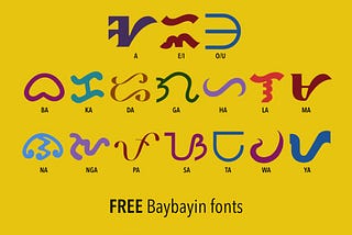 Free baybayin fonts & typefaces