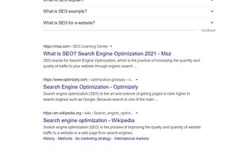 What is SEO in simple terms with examples and why is it important?