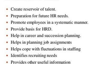 Benefits of Human Resources Planning (HRP)