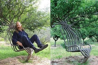 Tree chair !! , when you really spend time on something
