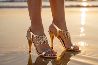 Gold-Mid-Heel-Sandals-1