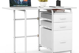 giantex-folding-desk-for-small-space-rolling-home-office-desk-with-3-drawers-lockable-universal-whee-1