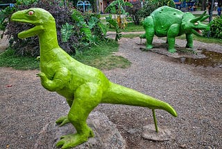 Eran patas de dinosaurio