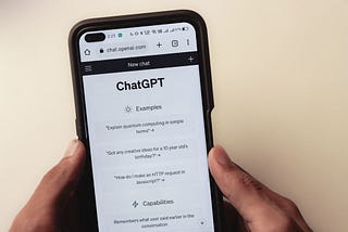ChatGPT — a prominent example of a chatbot
