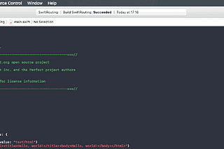 Refactoring routes in Perfect 2.0 boilerplate app (PerfectTemplate)