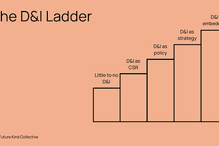 Climbing the D&I ladder — 5 steps to becoming a better company