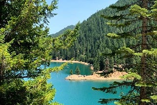 image of McCloud Lake, near McCloud, California