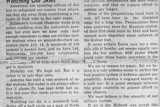 Ground Observer Corps (GOC) Ordered to Report “All Moving Objects” During the July of 1952 DC UAP…