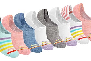 Saucony Women's 8 Pairs Invisible Liners for Comfort & Support | Image